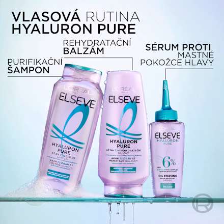 šampon na vlasy Hyaluron Pure L'ORÉAL PARiS ELSEVE