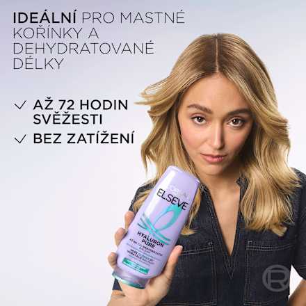 balzám na vlasy Hyaluron Pure L'ORÉAL PARiS ELSEVE