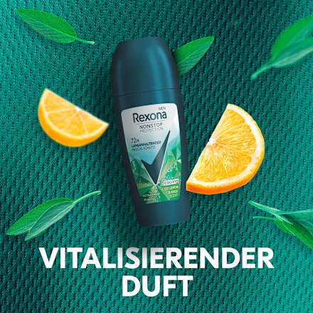 Antitranspirant Deo Roll-On Nonstop Protection Iced Lemon & Sage Rexona men