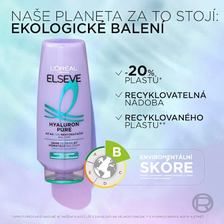 balzám na vlasy Hyaluron Pure L'ORÉAL PARiS ELSEVE