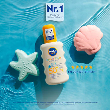 Sonnenspray Kids sensitiv, Schutz & Pflege, LSF 50+ NIVEA SUN