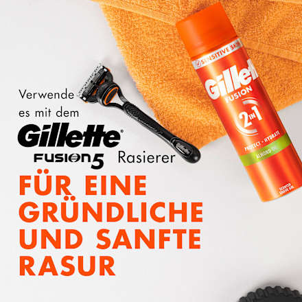 Rasiergel, Fusion5 Sensitive Gillette