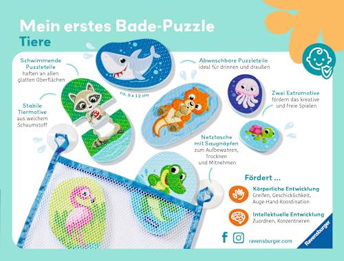 Badepuzzle Play+ Mein erstes Bade-Puzzle Tiere Ravensburger
