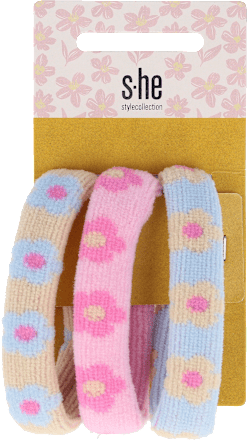 Haargummi Set Blumen bunt s-he stylecollection