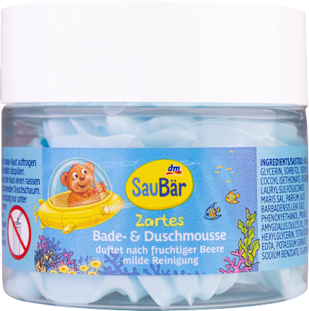 koupelová a sprchová pěna SauBär