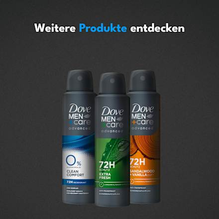 Deospray Clean Comfort mit Zink-Komplex Dove MEN+CARE