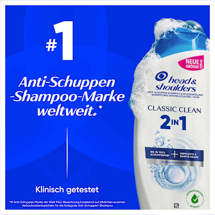 Shampoo & Conditioner 2in1 Anti-Schuppen Classic Clean head&shoulders