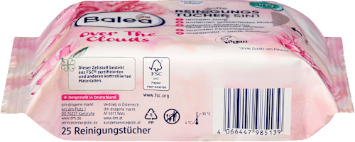Reinigungstücher softe 5in1 Over the Cloud Balea