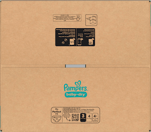 Windeln Baby Dry Gr. 3 Midi (6-10 kg) Monatsbox Pampers