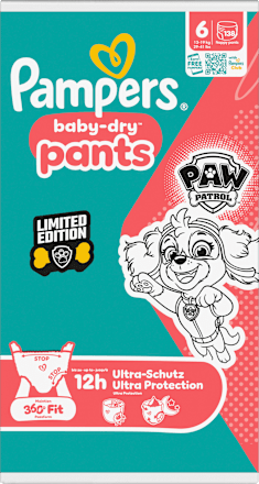 Baby Pants Baby Dry Gr. 6 Extra Large (13-19 kg) Limited Edition Paw Patrol Monatsbox Pampers