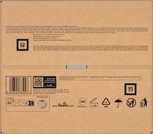 Windeln Baby Dry Gr. 3 Midi (6-10 kg) Monatsbox Pampers baby-dry