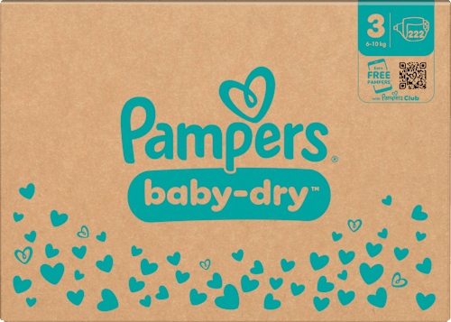 Windeln Gr. 3 Midi (6-10 kg) Monatsbox Pampers baby-dry