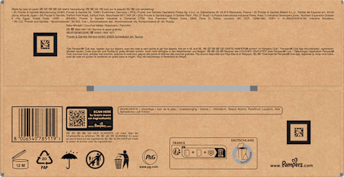 Windeln Baby Dry Gr.  5+ Junior Plus (12-17 kg) Monatsbox Pampers