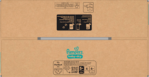 Windeln Baby Dry Gr.  5+ Junior Plus (12-17 kg) Monatsbox Pampers