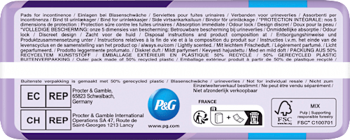 discreet Einlagen Inkontinenz Long Vorteilspack (8x10 St) always