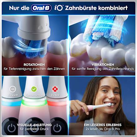 Elektrische Zahnbürste iO Series 6 Pink Sand Oral-B