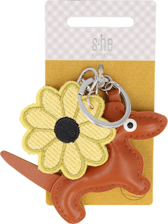 Taschenanhänger Dackel & Sonne s-he stylecollection