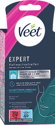 Kaltwachsstreifen Gesicht Expert Veet