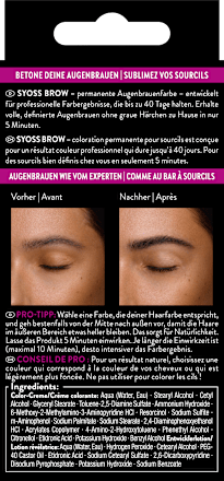 Augenbrauenfarbe Schwarz 1-1 syoss