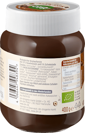 Schokocreme Nuss-Nougat dmBio