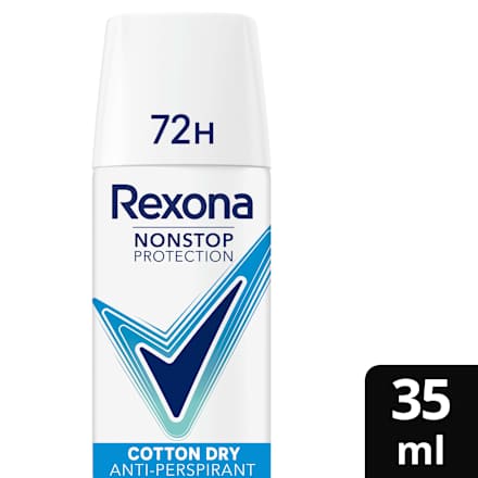 Antitranspirant Deospray Nonstop Protection Cotton Dry, Reisegröße Rexona