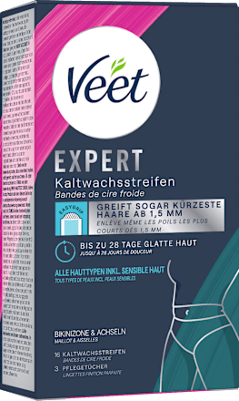 Kaltwachsstreifen Expert Bikinizone & Achseln Veet
