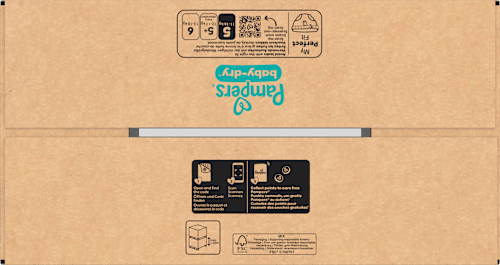 Windeln Baby Dry Gr. 5 Junior (11-16 kg) Monatsbox Pampers