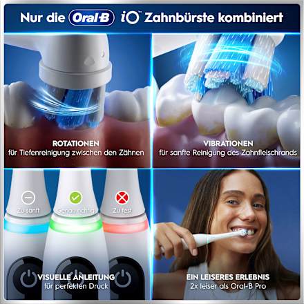 Elektrische Zahnbürste iO Series 6 White Oral-B