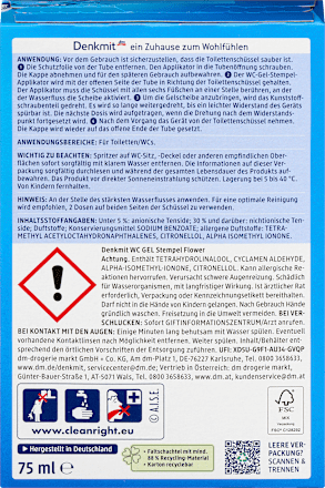 WC-Reiniger Gel Stempel Flower 1 St Denkmit