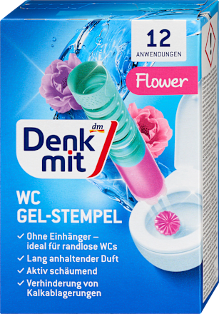 WC-Reiniger Gel Stempel Flower 1 St Denkmit