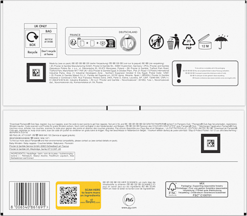 Windeln Baby Dry Gr.3 (6-10 kg) Paw Patrol, Monatsbox Pampers
