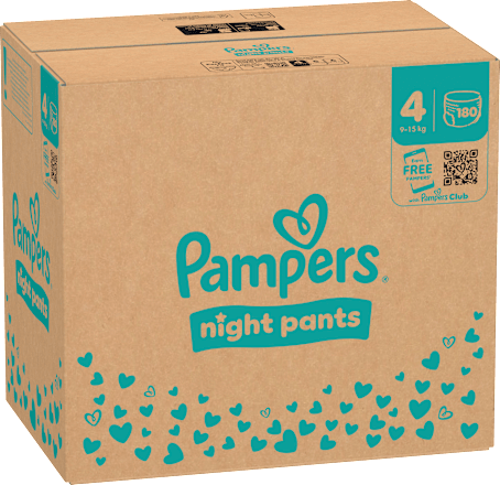 Baby Pants Night Gr. 4 (9-15 kg) Monatsbox Pampers