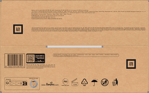 Windeln Premium Protection Gr. 7 Extra Large (15+ kg) Monatsbox Pampers