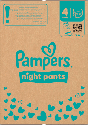Baby Pants Night Gr. 4 (9-15 kg) Monatsbox Pampers