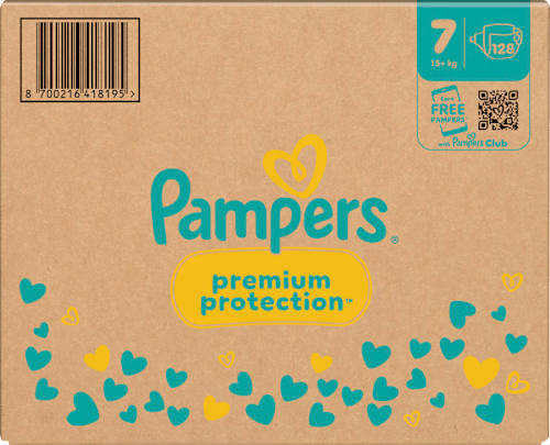 Windeln Premium Protection Gr. 7 Extra Large (15+ kg) Monatsbox Pampers
