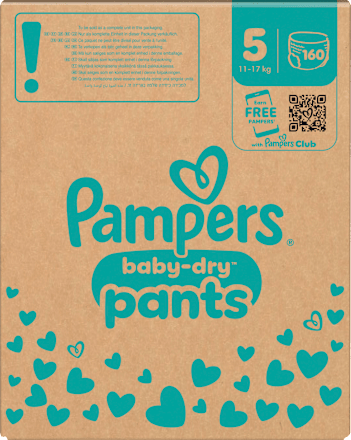 Baby Pants Baby Dry Gr. 5 Junior (11-17 kg) Monatsbox Pampers