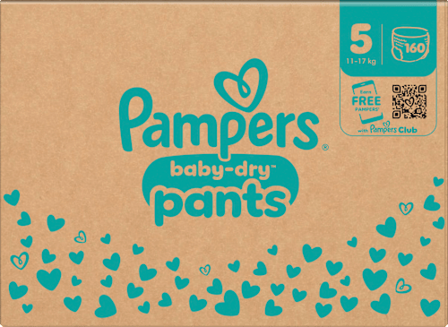 Baby Pants Baby Dry Gr. 5 Junior (11-17 kg) Monatsbox Pampers