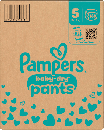 Baby Pants Baby Dry Gr. 5 Junior (11-17 kg) Monatsbox Pampers