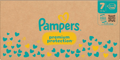 Windeln Premium Protection Gr. 7 Extra Large (15+ kg) Monatsbox Pampers