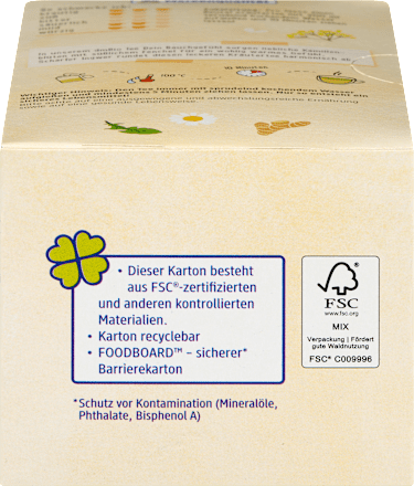 Kräutertee "Dein Bauchgefühl" mit Fenchel, Kamille & Zitronengras (20 Beutel) dmBio