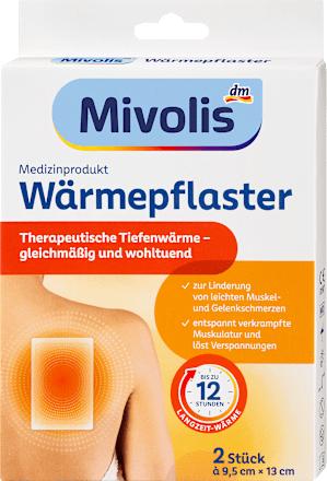 Mivolis Wärmepflaster 9,5 cm x 13 cm, 2 St dauerhaft günstig online kaufen
