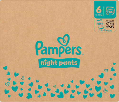 Baby Pants Night Gr. 6 (13+ kg) Monatsbox Pampers