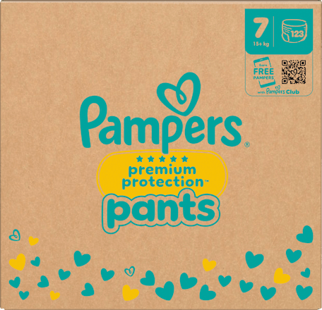 Baby Pants Premium Protection Gr. 7 Extra Large (15+ kg) Monatsbox Pampers