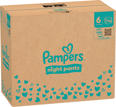 Baby Pants Night Gr. 6 (13+ kg) Monatsbox Pampers