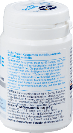 Kaugummi, White Mint, zuckerfrei Dontodent