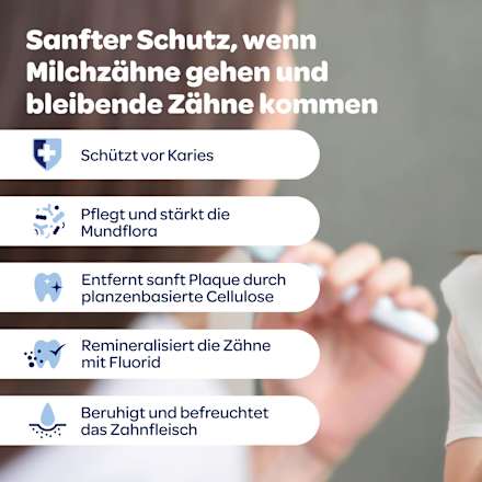 Zahnpasta Kids Mundflora+, 2-6 Jahre Dentinox