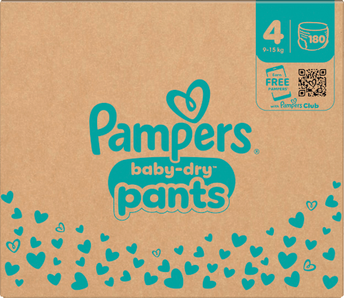 Baby Pants Gr. 4 Maxi (9-15 kg) Monatsbox Pampers baby-dry