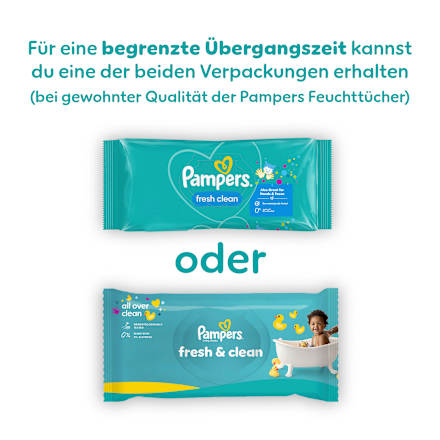 Feuchttücher Fresh Clean (15x80 St), Vorteilspack  Pampers