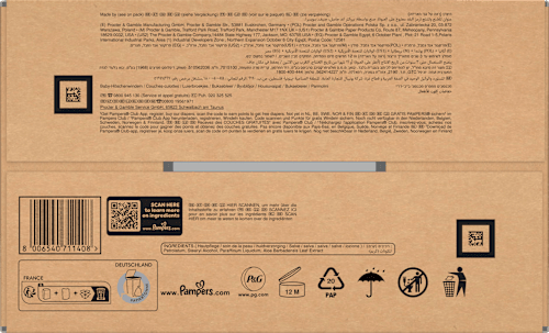 Baby Pants Baby Dry Gr. 4 Maxi (9-15 kg) Monatsbox Pampers baby-dry