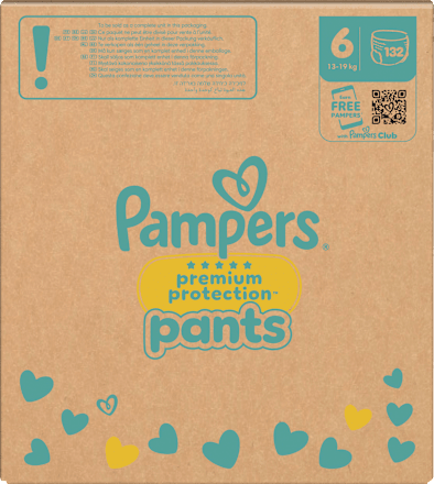 Baby Pants Premium Protection Gr. 6 Extra Large (13-19 kg) Monatsbox Pampers
